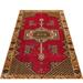 Brown/Red 65 x 41 x 1 in Area Rug - Lofy Rectangle Anatolium Rectangle 3'5" X 5'5" Area Rug Cotton/Wool | 65 H x 41 W x 1 D in | Wayfair