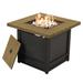 Grand Patio 29 Inch Propane Gas Fire Pit Table Steel in Gray | 24.5 H x 29.5 W x 29.5 D in | Wayfair WZY-735.1390.001.001-ICO