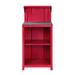 Williston Forge Govanna Rectangular Reception Desk Wood/Metal in Red | 50.5 H x 25.5 W x 21.5 D in | Wayfair A44FDAE6B81C45508DB3E9B8142D857D