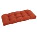 Blazing Needles All Weather Outdoor Swing/Bench Cushion in Red | 5" H x 19" W x 19" D | Wayfair 93180-LS-REO-S13-TD