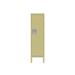 WFX Utility™ Tontouta Steel Single Storage Cabinet ( 54" H x 15" W x 15" D) Steel in Yellow | 54 H x 15 W x 15 D in | Wayfair