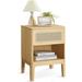 Bay Isle Home™ Burkinshaw 1 - Drawer Nightstand in Wood in Brown | 23.62 H x 17.72 W x 15.75 D in | Wayfair 65B73BDF9B7A4C6A80A60804FEA85646