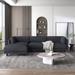 Convertible Sectional Sofa Couches L-Shaped Couch with Reversible Chaise, 3-Seat Sectional Sofas for Living Room/Bedroom