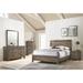 Linette 3 Piece Brown Panel Bedroom Set