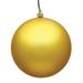 Vickerman 3" Honey Gold Matte Ball Ornament, 32 per Box