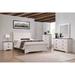 Marilyne 4 Piece Chalk Gray Rustic Sleigh Bedroom Set