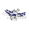 Beautiful Wedding Crystal Tiara Hair Jewelry Flower Leaf Headbands Crystal Hair Combs Bridal Clips Rhinestone Hair Comb C