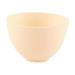 NUOLUX 12.5X8CM Home Use Odorless Anti-drop Silicone Bowl Facial Mask Mixing Bowl Prep Measuring Bowl (L Yellow)