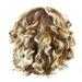 NUOLUX Women Blonde Hair Short Curly Wig Big Wavy Wig for Daily Party Decoration