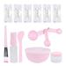 NUOLUX 50pcs Silk Compression Mask Disposable Facial Mask Face Care Mask for Travel Home with 9pcs Makeup Tools (Spray Bottle in Random Color)