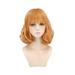 NUOLUX Pretty Short Curly Hair Wig Stylish Hair Accessories Natural Looking Exquisite Wig Cover for Ladies Women (dm-006)