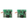 2 Pcs 5S 18/21V 20A Li-Ion BMS PCM Lithium Battery Charging Protection Board PCB for 18650 Lithium Batteries Pack