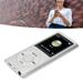 Mini Portable Mp3 Mp3 Player Stylish Multifunctional Lossless Sound Music Player 1.8 Inch Lcd Screen Portable Mp3 Music Player [silver]