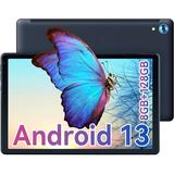 ANYWAY.GO Android 13 Tablet Octa-Core Android Tablet 10 inch Tablet 8 (4+4) RAM 128GB ROM (1TB TF) Tablet Android with Bluetooth5.0 WiFi 6 Fast Charging Dual Camera (Black)