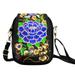 Womens Ethnic Style Embroidered Retro Backpack Mini Coin Purse Small Bag Wallet Attachment for Phone Case Lanyard with Wallet Man s Wallet Wallets for Teen Boys Small Mens Wallet Leather Wallet for