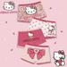 4Pcs Sanrios Kids Underwear Cute Cartoon Figure Kuromi Cinnamoroll Soft Cotton Girls Shorts Children Breathable Boxer Underpants