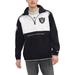 Men's Tommy Hilfiger Black/White Las Vegas Raiders Carter Half-Zip Hooded Top