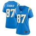 Women's Nike Simi Fehoko Powder Blue Los Angeles Chargers Game Jersey