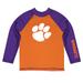 Youth Vive La Fete Orange/Purple Clemson Tigers Solid Contrast Rash Guard