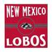 New Mexico Lobos 10'' x Retro Team Sign