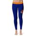 Women's Vive La Fete Blue/Orange Lincoln Lions Solid Design Yoga Leggings