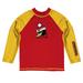 Toddler Vive La Fete Red/Yellow Youngstown State Penguins Solid Contrast Rash Guard