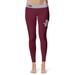 Women's Vive La Fete Maroon/Gray Texas Southern Tigers Plus Size Solid Design Yoga Leggings