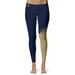 Women's Vive La Fete Navy/Gold Navy Midshipmen Color Block Yoga Leggings