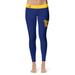 Women's Vive La Fete Navy/Gold North Carolina A&T Aggies Solid Design Yoga Leggings