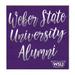 Weber State Wildcats 10'' x Alumni Plaque