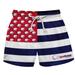 Toddler Vive La Fete Blue/Red South Alabama Jaguars Flag Swim Trunks