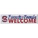 South Carolina State Bulldogs 10" x 40" Friends & Family Welcome Sign