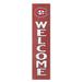 St. Cloud State Huskies 12'' x 48'' Welcome Outdoor Leaner