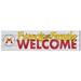 Virginia Military Institute Keydets 10" x 40" Friends & Family Welcome Sign