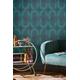 Envy In the Loop Electric Blue Geometric Wallpaper