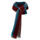 Men's Blue / Grey / Red San Pedro Alpaca Scarf In Blue, Grey And Red - Unisex Scarves by Franci
