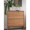 Kombikommode HOME AFFAIRE "Dura Kommode Schrank Schuhschrank", braun (buche), B:82cm H:95cm T:27cm, Massivholz, Sideboards, aus FSC-zertifizierten Massivholz, Breite 82 cm
