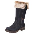 Winterstiefel RIEKER Gr. 38, Normalschaft, schwarz Damen Schuhe Winterstiefel