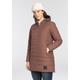 Steppjacke JACK WOLFSKIN "D Steppmantel LUBEENA" Gr. 40, braun (wild ginger) Damen Jacken Steppjacken