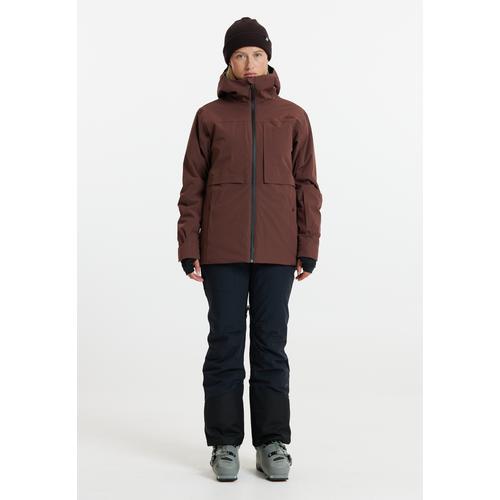„Skijacke SOS „“Seceda““ Gr. L, rot (weinrot) Damen Jacken Übergangsjacken mit innovativem Primaloft-Polster und 20.000 mm Wassersäule“