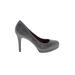 Banana Republic Heels: Gray Shoes - Women's Size 7 1/2