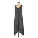 Anne Klein Casual Dress - Midi Scoop Neck Sleeveless: Black Dresses - Women's Size Medium
