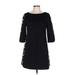 Vince Camuto Casual Dress - Shift: Black Dresses - Women's Size 10