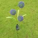 Arlmont & Co. Rasean Solar Dandelion Flower Garden Stake Resin/Plastic in Indigo | Wayfair 56343C10BC0D4965996D85425E6B4181