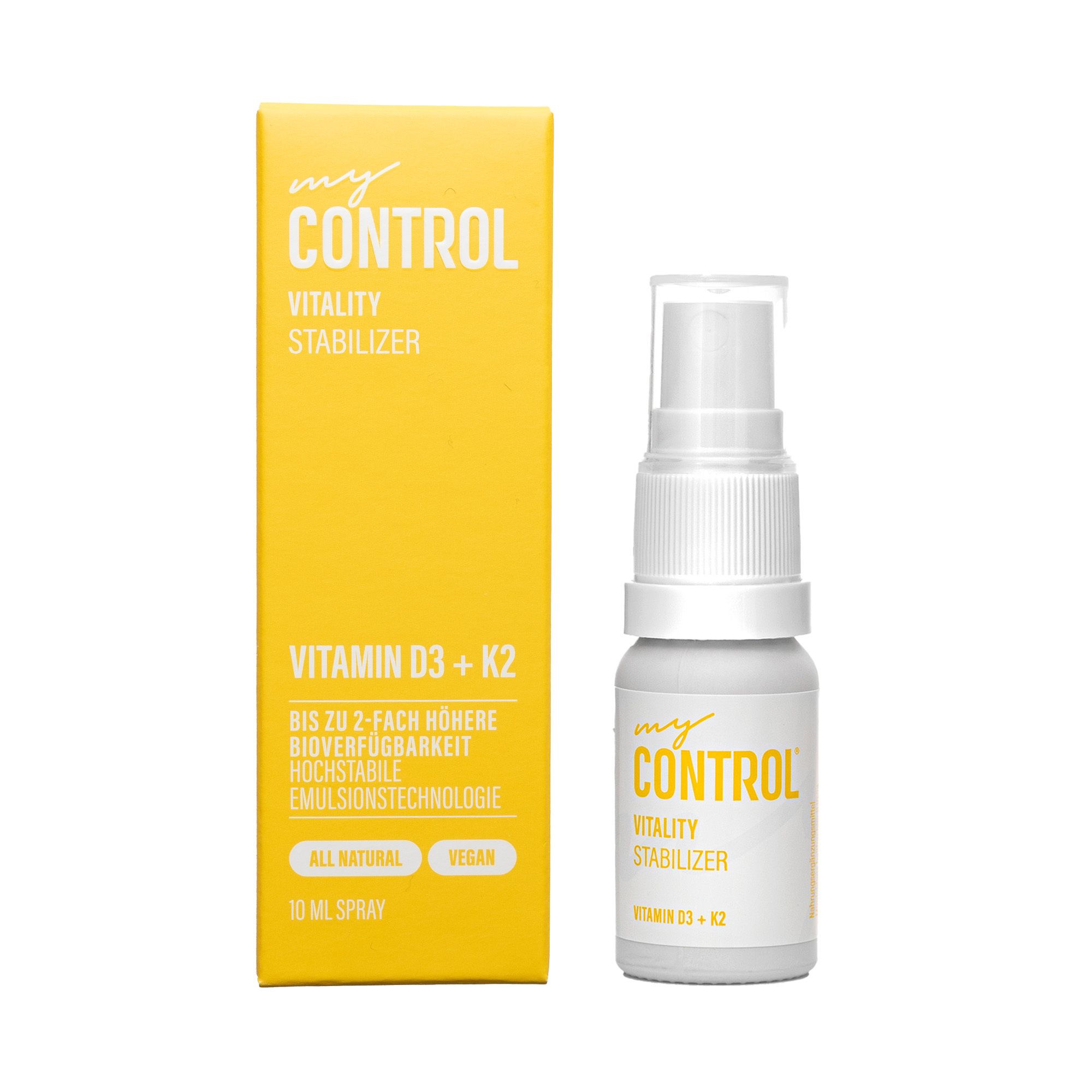 MY Control Vitality Vitamin D3+K2 Spray 10 ml Image