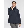 Funktionsjacke JACK WOLFSKIN "D WALDVILLE" Gr. 42, blau (night blue) Damen Jacken Sportjacken