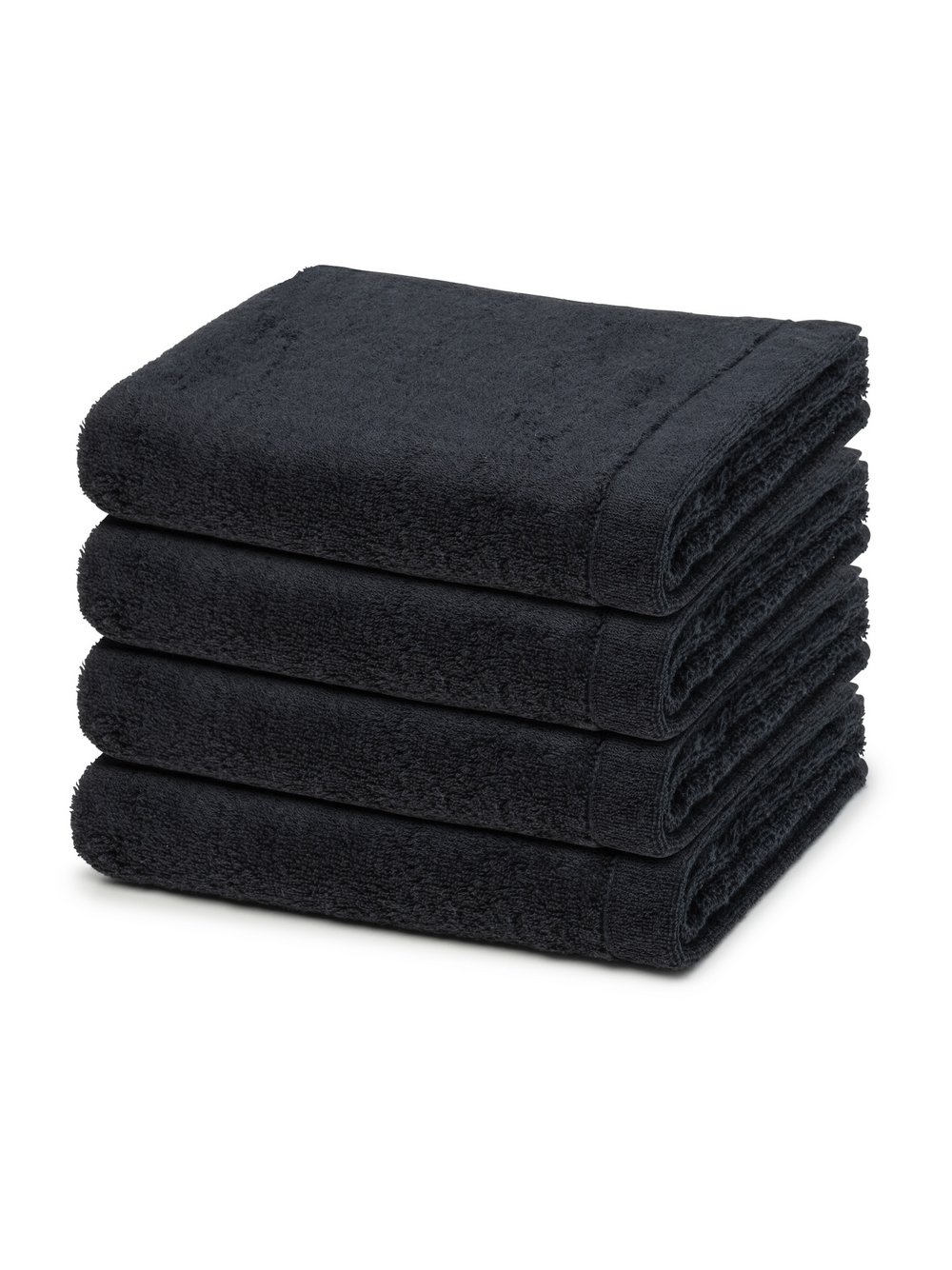 Cawö Handtuchset 4-teilig Damen schwarz, ONE SIZE Image
