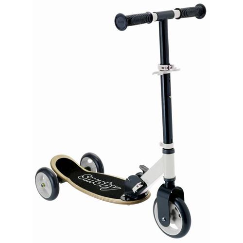 Smoby Wooden Scooter 3-rädriger Kinder Roller - Smoby