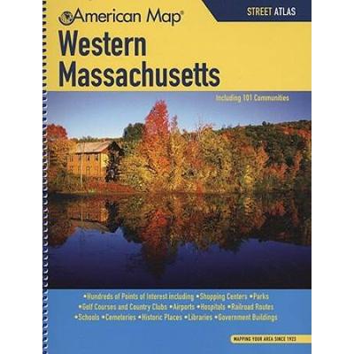 American Map Western Massachusetts Street Atlas
