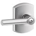 Schlage Broadway Privacy Door Lever Set with Decorative Greenwich Trim